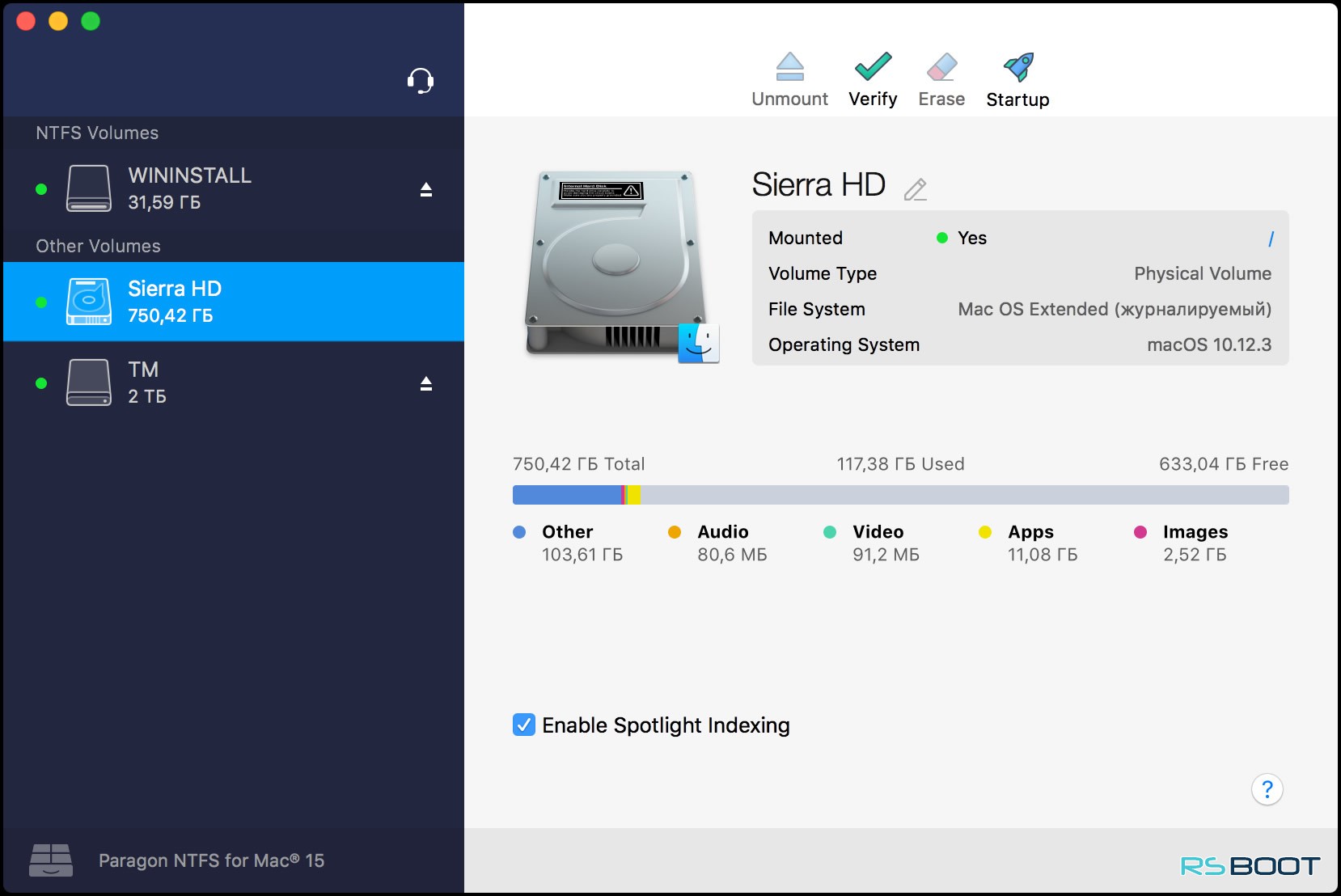 Paragon NTFS for Mac 15.5.100